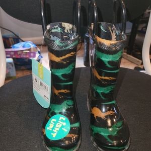 Light up boys rainboots